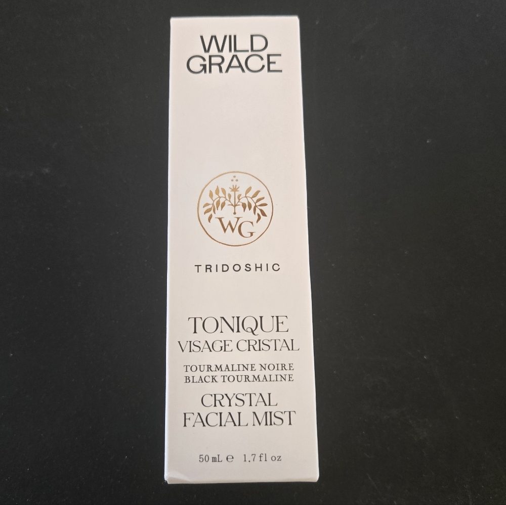 NIB Wild Grace Crystal Mist Tridoshic Black Tourmaline
